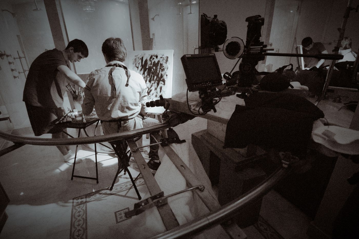 Behind the scenes on the set of Sanctuary