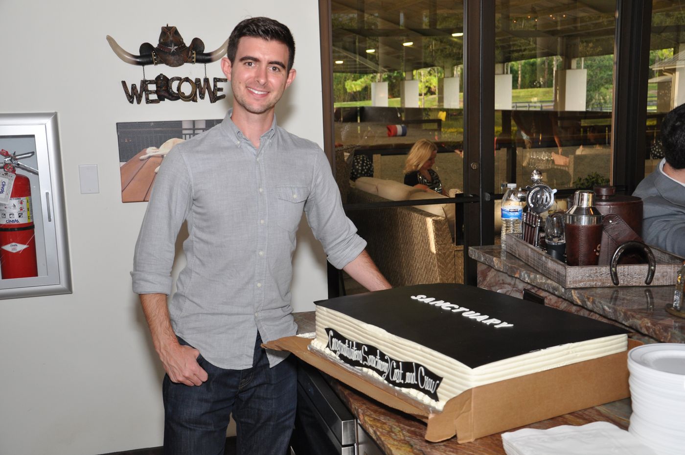 The Sanctuary premiere cake