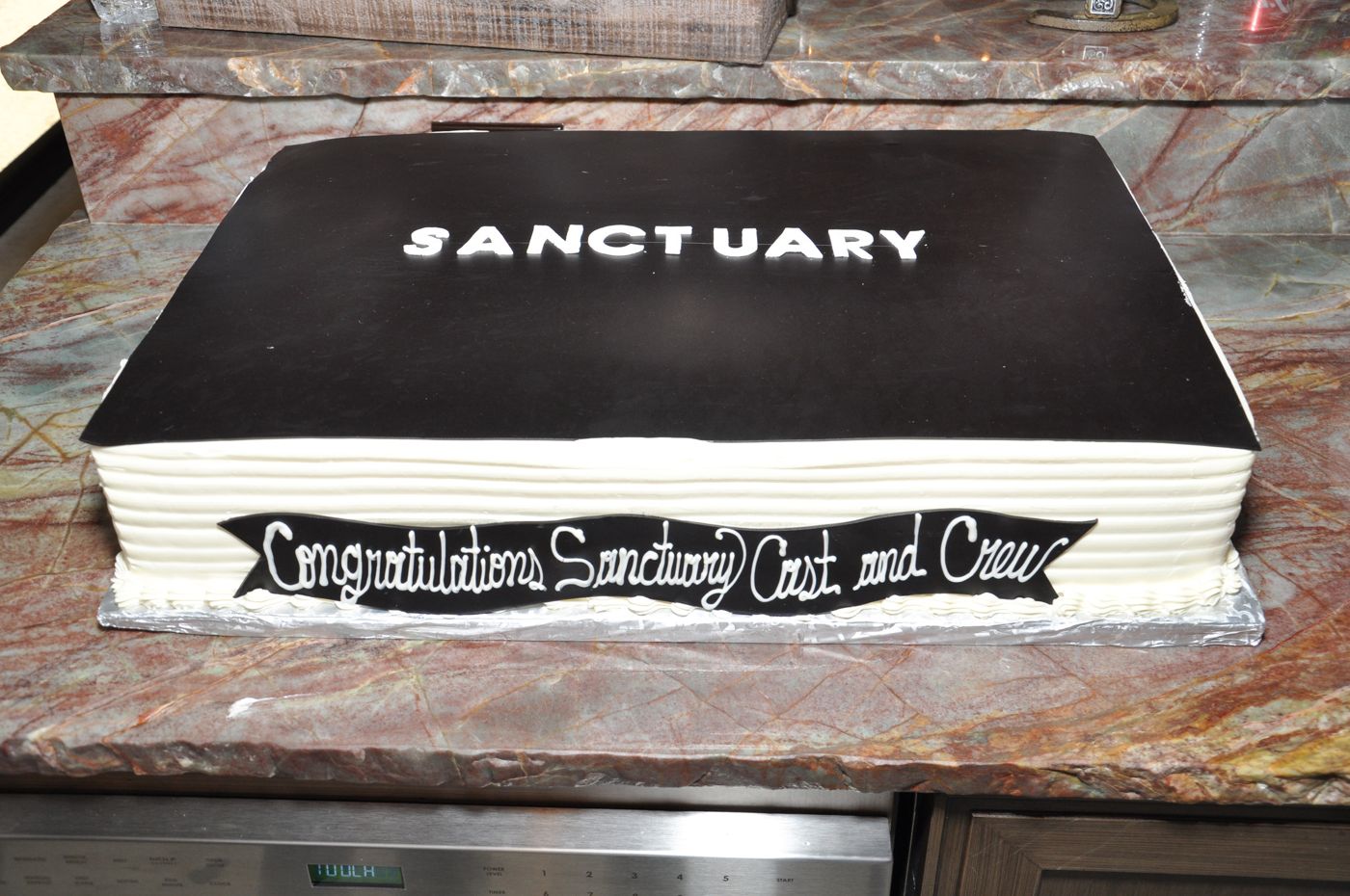 The Sanctuary premiere cake